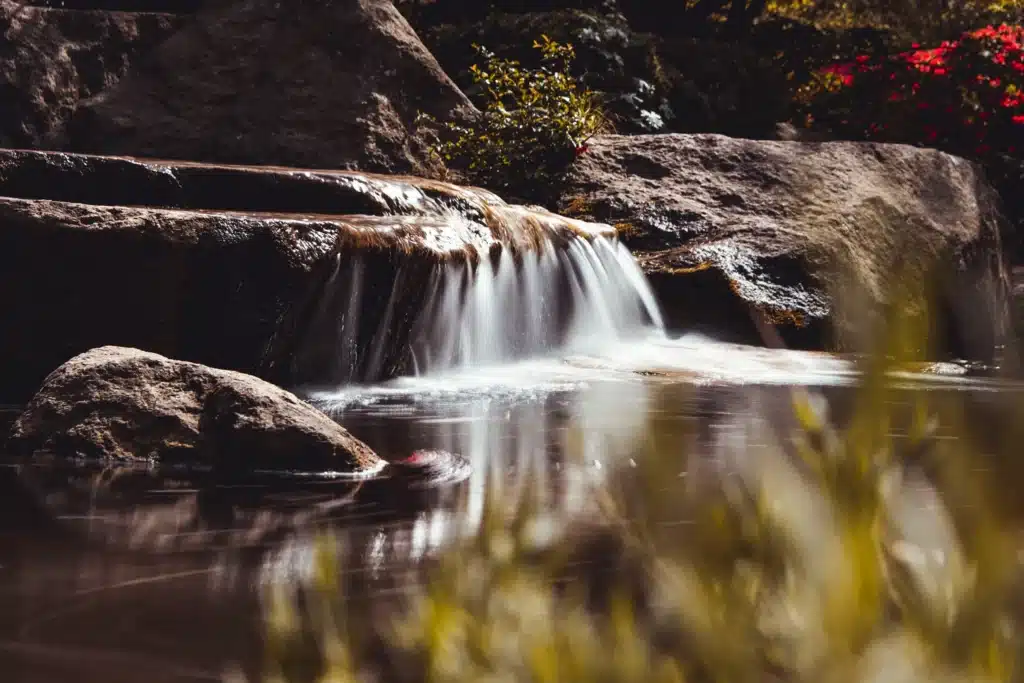 Wasserfall im Park Planten un Blomen